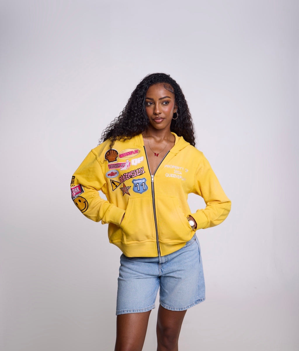 Lemon Zip-Up Jacket