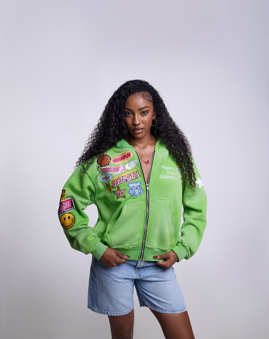 Lime Zip-Up Jacket